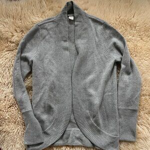 J. Crew Cashmere Open Cardigan